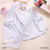  Pyjama dài lụa satin mềm PM6631 