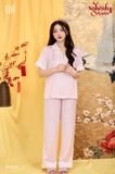  PM6631-1 | Pyjama quần dài tay ngắn hình trái tim 
