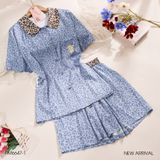  Pyjama lụa phối beo PM6647-1 