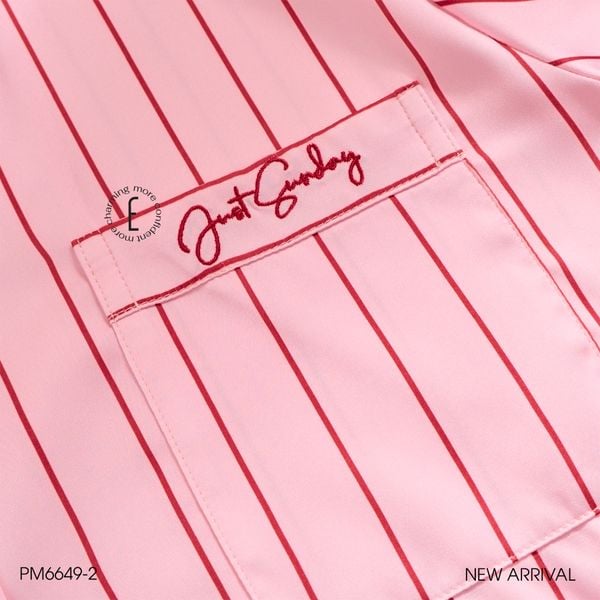  Pyjama lụa quần dài tay ngắn PM6649-2 