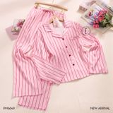  Pyjama sọc lụa satin mềm PM6649 