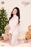  Pyjama dài lụa satin mềm PM6681 
