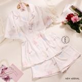 Pyjama ngắn lụa satin PM6688-1 