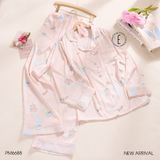  Pyjama dài lụa satin PM6688 