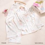  Pyjama dài lụa satin PM6688 