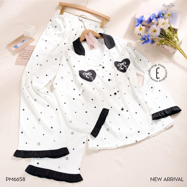  Pyjama dài lụa satin PM6658 