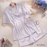  Reverie PM6753-1, Bộ pyjama lụa ngắn 