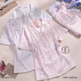  Reverie PM6753-1, Bộ pyjama lụa ngắn 