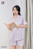  Reverie PM6753-1, Bộ pyjama lụa ngắn 