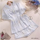  Reverie PM6753-1, Bộ pyjama lụa ngắn 