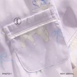  Reverie PM6753-1, Bộ pyjama lụa ngắn 