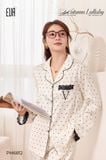  BỘ PYJAMA LỤA SATIN VIỀN PHỐI REN CHANTILLY PM6812 