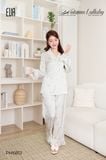  BỘ PYJAMA DÀI HỌA TIẾT MÈO PM6813 