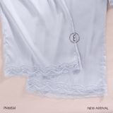  Serene PM6834  - Pyjama dài lụa satin phối ren (PM23) 