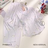  BỘ PYJAMA DÀI HỌA TIẾT KẺ SỌC PM6844-2 