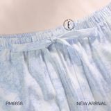  BỘ PIJAMA DÀI HỌA TIẾT HOA CẨM TÚ CẦU PM6858 