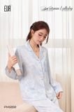 BỘ PIJAMA DÀI HỌA TIẾT HOA CẨM TÚ CẦU PM6858 