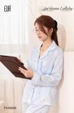  BỘ PIJAMA DÀI HỌA TIẾT HOA CẨM TÚ CẦU PM6858 