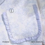  BỘ PIJAMA DÀI HỌA TIẾT HOA CẨM TÚ CẦU PM6858 