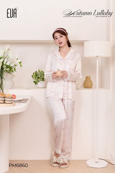  BỘ PYJAMA DÀI HỌA TIẾT GẤU PM6860 