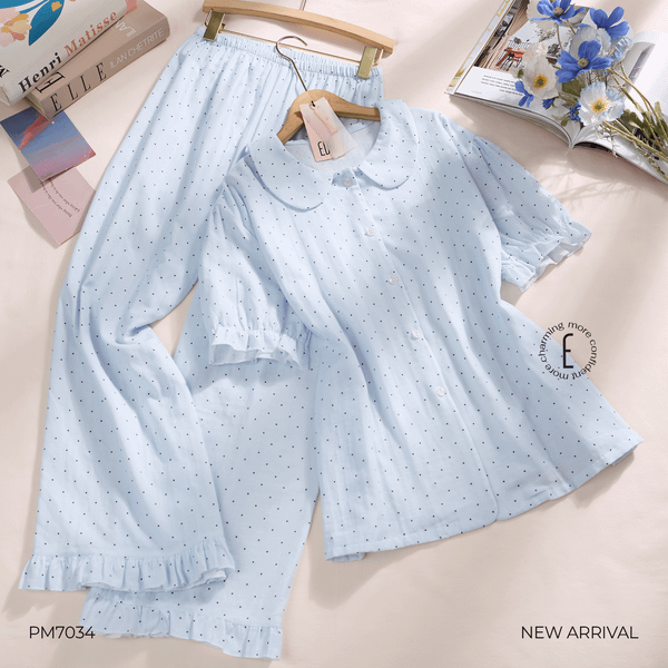  BỘ THÔ QUẦN DÀI TAY NGẮN PM7034 