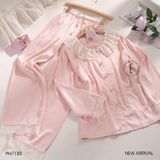  Bộ ngủ pijama lụa dài PM7183 