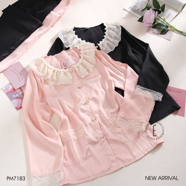  Bộ ngủ pijama lụa dài PM7183 
