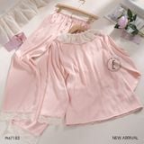  Bộ ngủ pijama lụa dài PM7183 