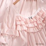  Soleil Pyjama - Bộ lụa cổ vuông bèo PM7269-2 