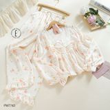  Bộ ngủ pijama lụa dài PM7743 