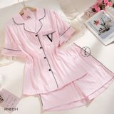  Pyjama lụa ngắn PM8131-1 