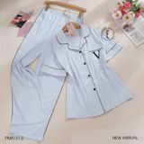  Pyjama lụa quần dài tay ngắn PM8131-2 