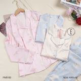  Pyjama dài lụa satin PM8185 