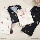  Pyjama lụa dài bear PM8234-1 