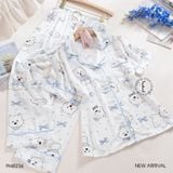  Bộ ngủ pijama lụa QDTN QD26 ( nhiều hoạ tiết) 
