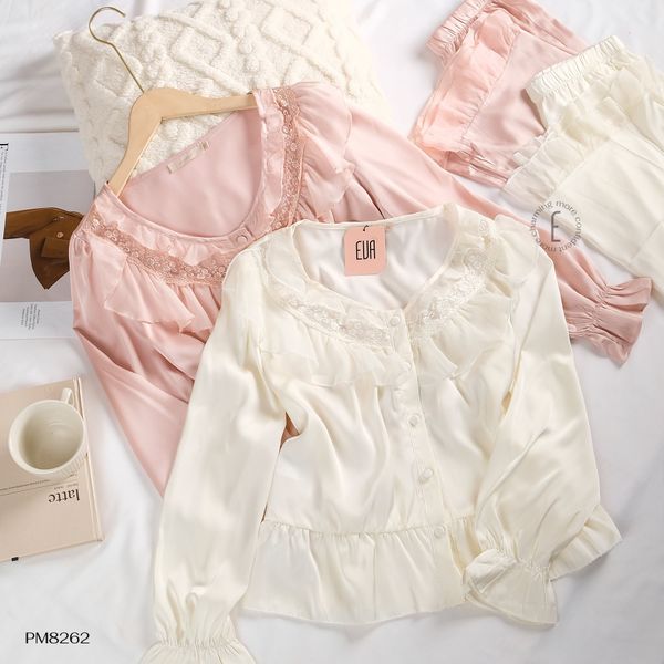  Bộ pyjama lụa tiểu thư PM8262 