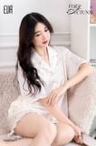  Pyjama lụa ngắn PM8264-1 