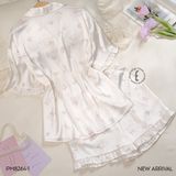  Pyjama lụa ngắn PM8264-1 
