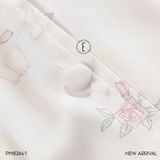  Pyjama lụa ngắn PM8264-1 