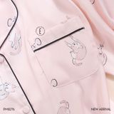  Pyjama dài lụa satin mềm PM8276 