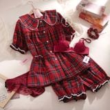  Bộ thô caro đỏ PM8298 