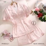  BỘ LỤA NGẮN MẶC NHÀ PM8342-1 