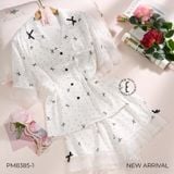  BỘ LỤA NGẮN MẶC NHÀ PM8385-1 
