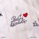  Pyjama dài lụa satin mềm PM8515 