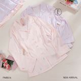 Pyjama dài lụa satin PM8516 