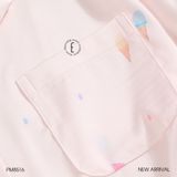  Pyjama dài lụa satin PM8516 