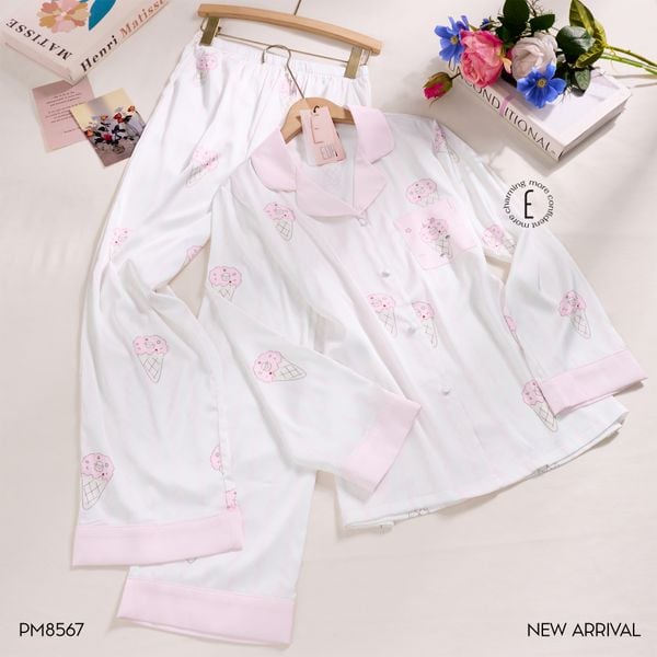  Pyjama lụa Bonnie PM8567 