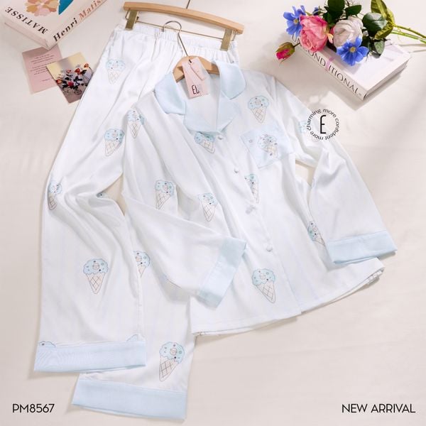  Pyjama lụa Bonnie PM8567 