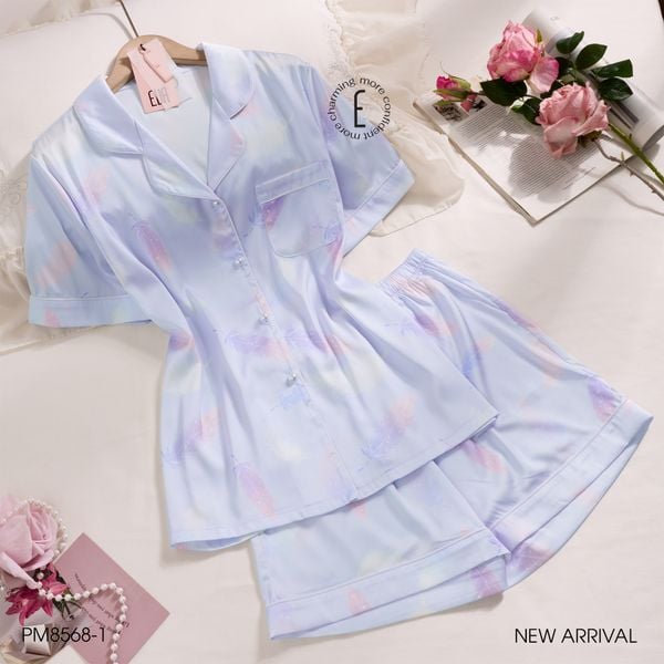  Pyjama lụa Cuddle PM8568-1 