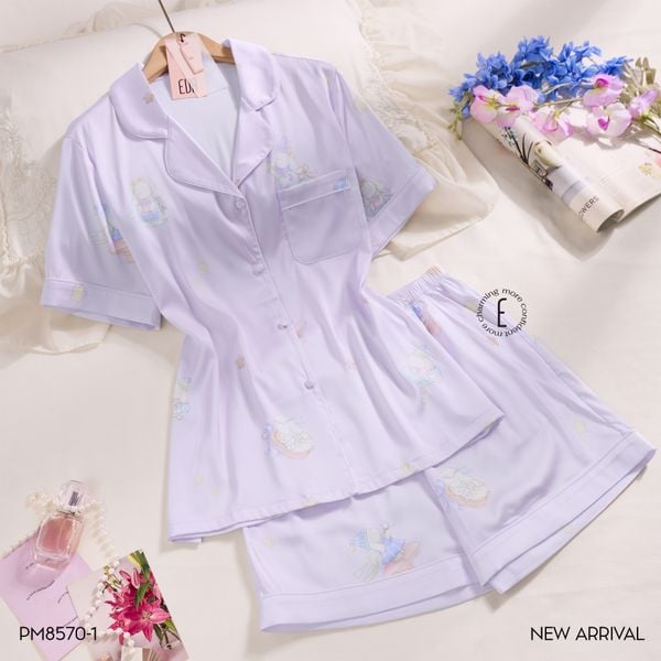  Pyjama lụa Cozy PM8570-1 